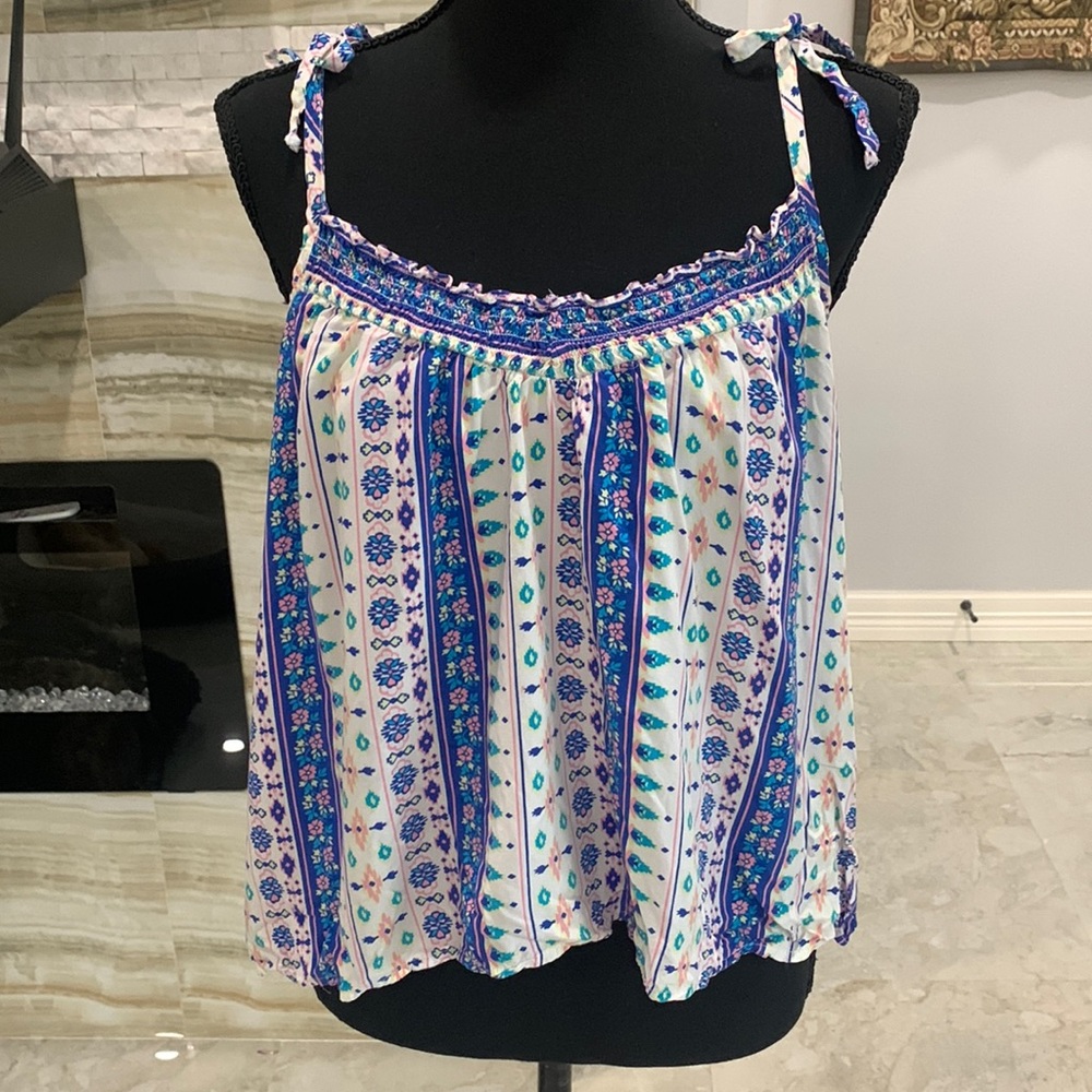 Hollister Shoulder Tie strap Summer Blouse. Size M‎ (291)